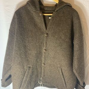 Live a live 100% wool poncho/jacket XL no size tag